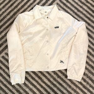 Vans Off the Wall Heart Lizzie Armanto Coaches
Jacket Snap Button Cropped
Cute